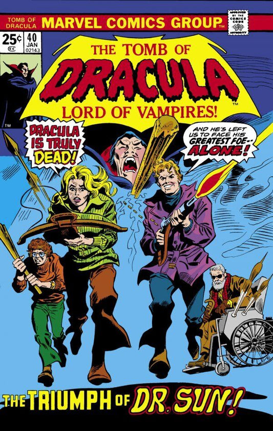 Marvel Comics Tomb of Dracula #40 Bronze Age 1975