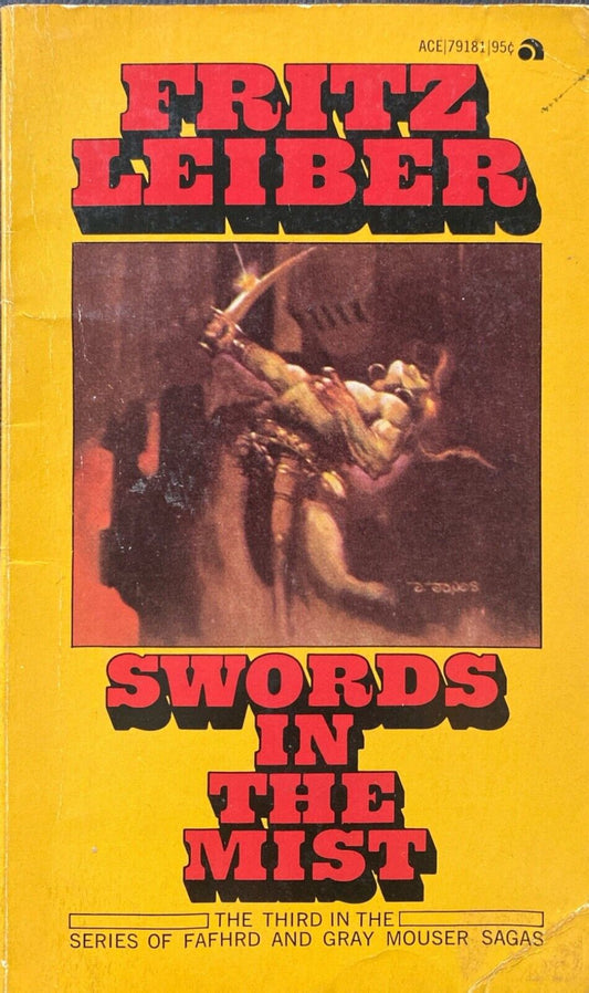 Swords in the Mist by Fritz Leiber 1968 Ace Paperback Fafhrd and Gray Mouser