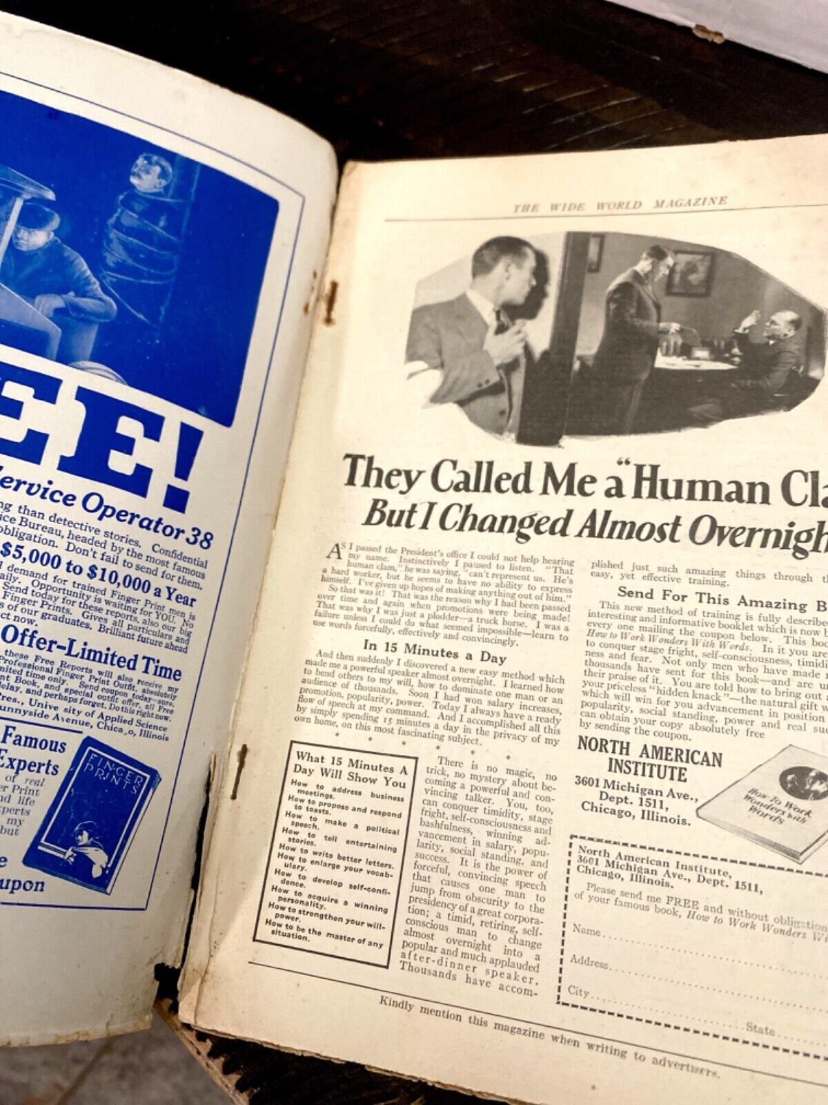 The Wide World Magazine No. 333 Vol. 56 January 1926 London Pulp