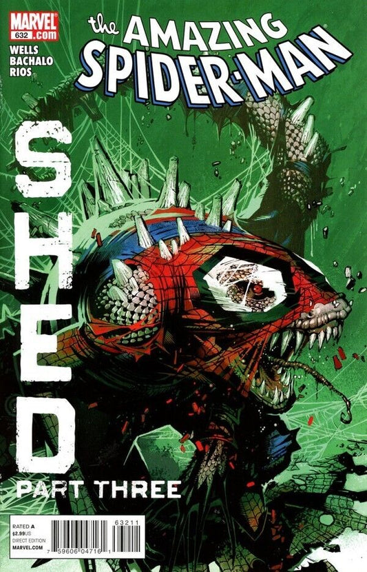 Marvel Comics Amazing Spider-man #632 Modern Age 2010 Shed
