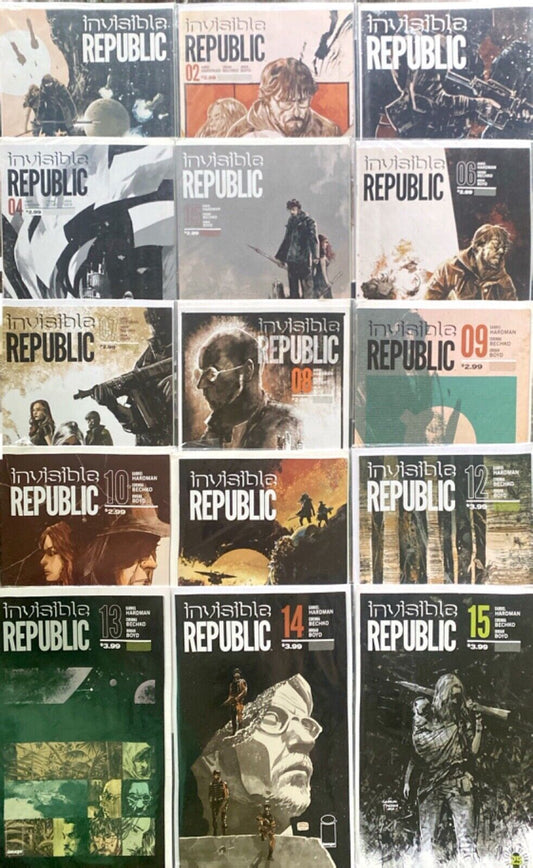 Image Comics Invisible Republic #1-15 Modern Age 2015-2017 Complete Series