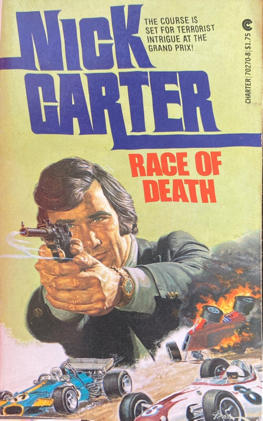 Race of Death by Nick Carter 1978 Charter Paperback Killmaster