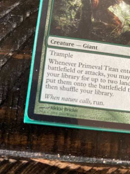 Magic the Gathering (MTG) Primeval Titan Magic 2012 (M12)