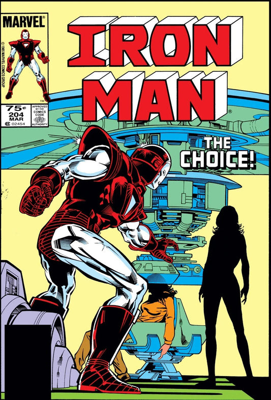 Marvel Comics Iron Man #204 Copper Age 1986