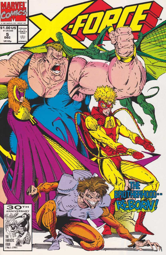 Marvel Comics X-Force #5 Copper Age 1991