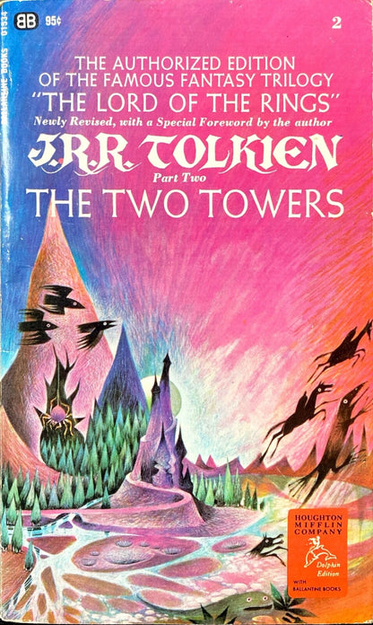The Two Towers by J.R.R. Tolkien 1971 Ballantine O1534 Paperback
