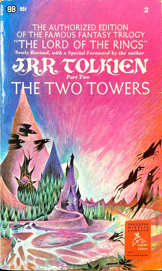 The Two Towers by J.R.R. Tolkien 1971 Ballantine O1534 Paperback