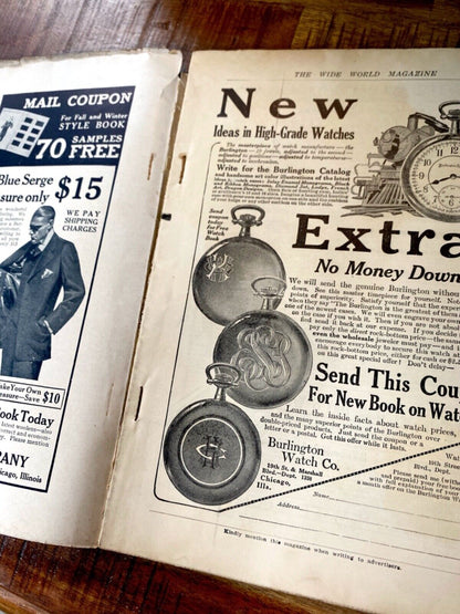 The Wide World Magazine No. 211 Vol. 36 November 1915 London Pulp