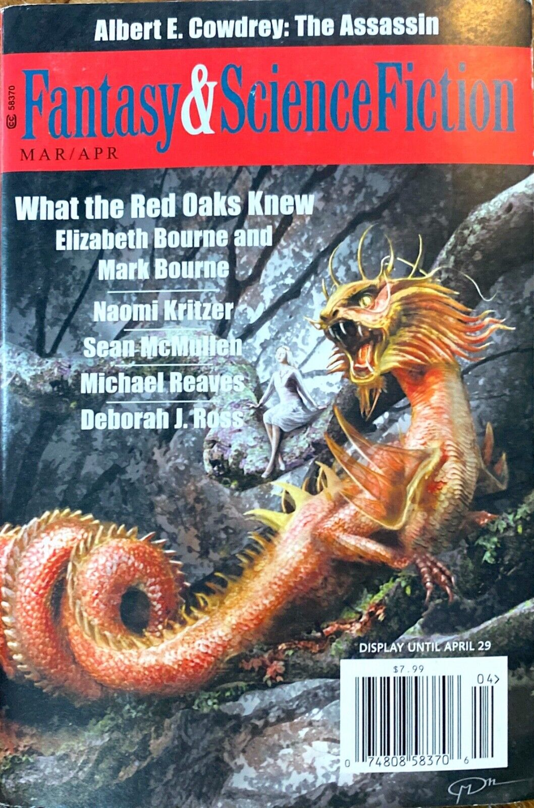 Fantasy & Science Fiction Vol. 124 No. 3-4 March/April 2013 Cowdrey Ross