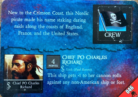 Pirates CSG Davy Jones' Curse 046 Derrick the Red/CPO Charles Richard Unpunched