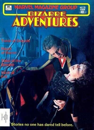 Marvel Magazine Bizarre Adventures #33 1982 Bronze Age Dracula Horror