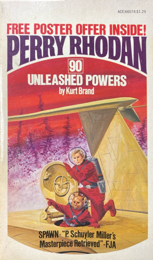 Perry Rhodan #90: Unleashed Powers by Kurt Brand 1976 Ace Paperback
