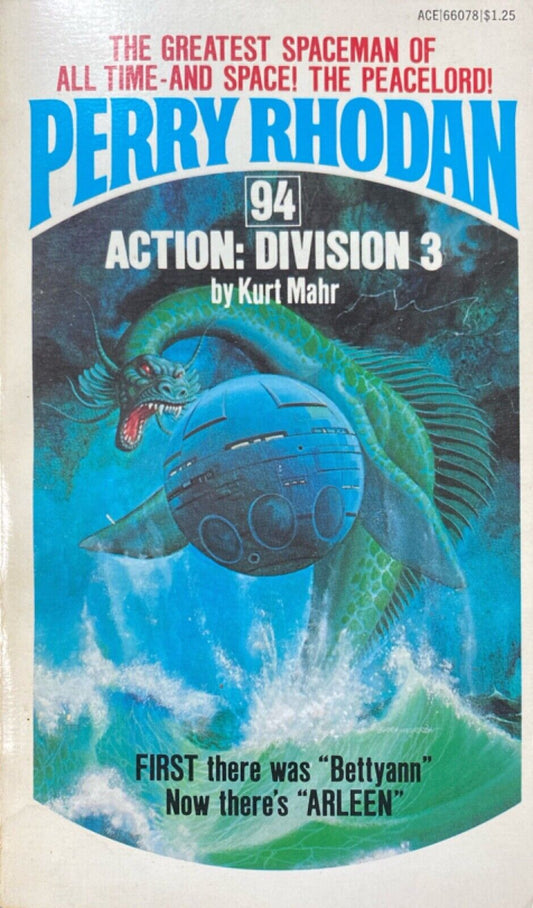 Perry Rhodan #94: Action: Division by Kurt Mahr 1976 Ace Paperback