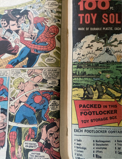 Marvel Comics Amazing Spider-man #57 Silver Age 1968 Ka-zar