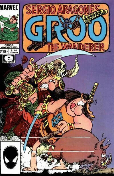 Marvel Epic Comics Groo the Wanderer #9 Copper Age 1985