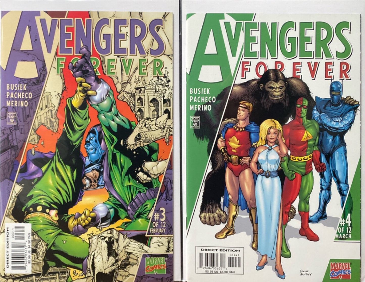 Marvel Comics Avengers Forever #1-12 Modern Age 1998 Complete Series