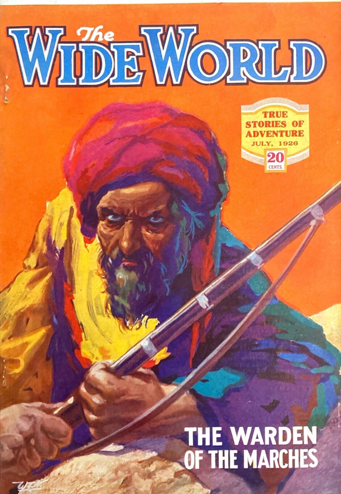 The Wide World Magazine No. 339 Vol. 57 July 1926 London Pulp