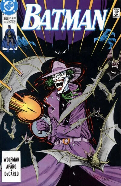 DC Comics Batman #451 Copper Age 1990 Joker