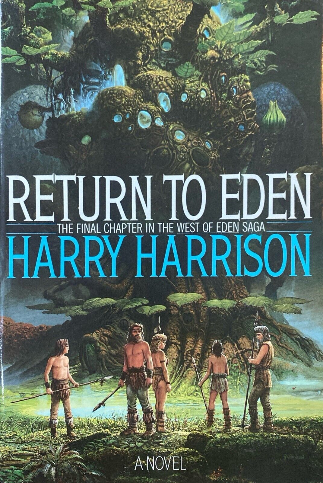 Return to Eden by Harry Harrison 1988 Bantam Spectra Hardcover BCE