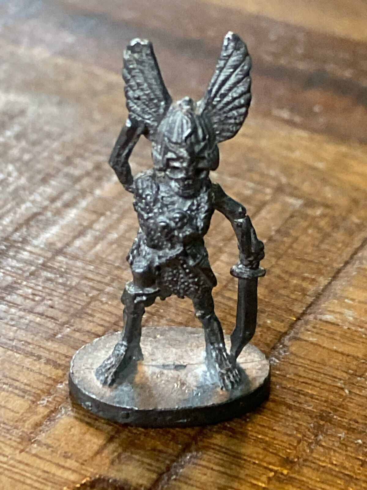 Royal Guardsman of the Undead Legion Standard Bearer TTRPG Pewter Mini 1985 D&D