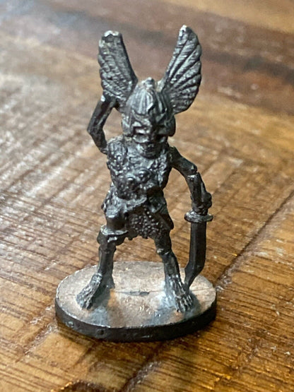 Royal Guardsman of the Undead Legion Standard Bearer TTRPG Pewter Mini 1985 D&D