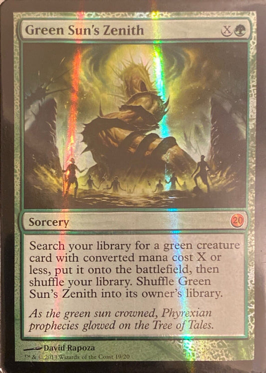 Magic the Gathering (MTG) Green Sun's Zenith From the Vault: Twenty Foil
