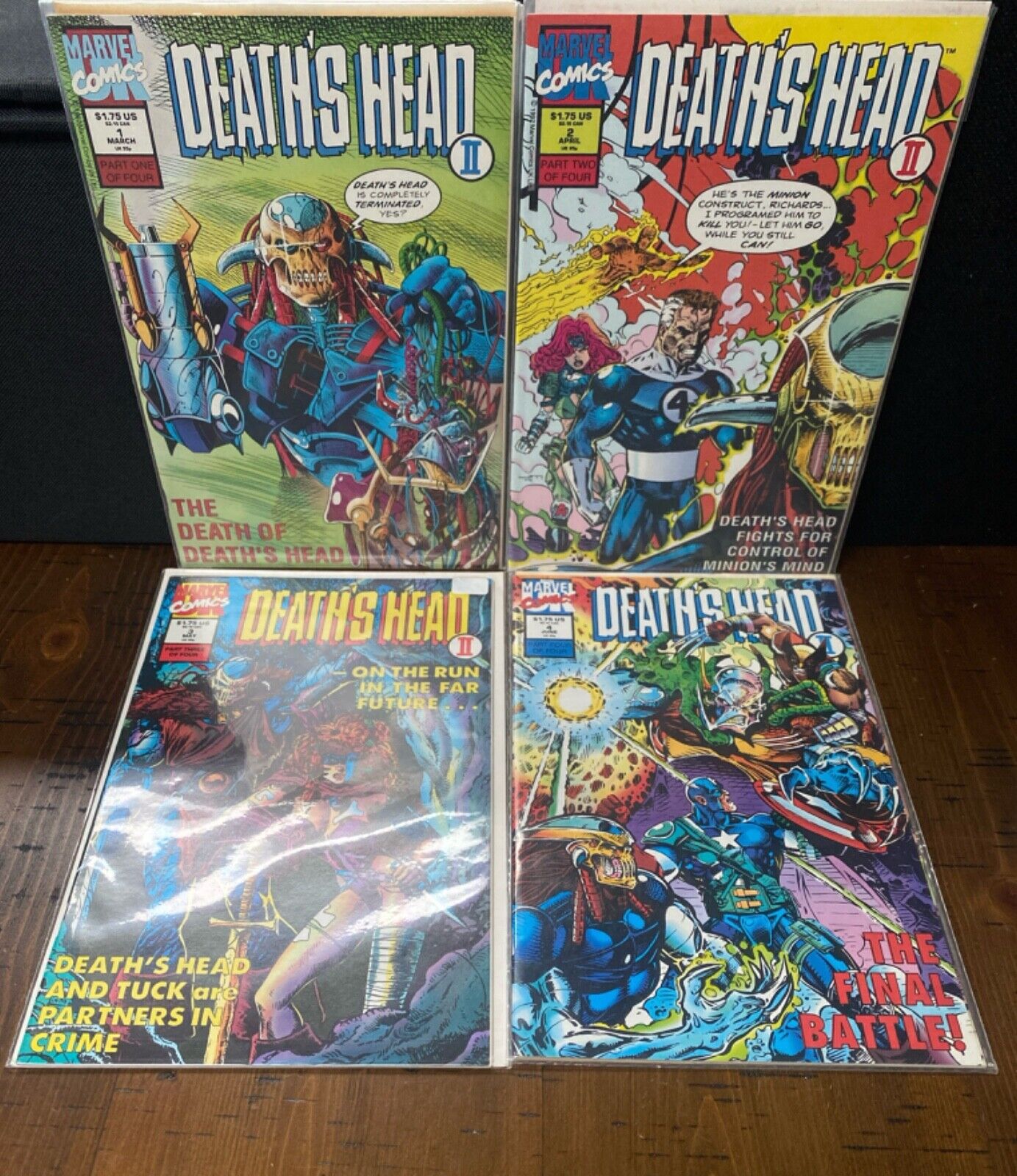 Marvel Comics UK Death's Head II #1-4 Modern Age 1992 Complete