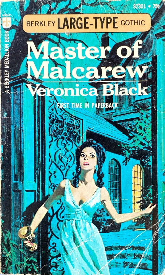 Master of Malcarew by Veronica Black 1971 Berkley S2301 Paperback