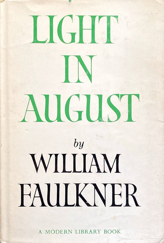 Light in August by William Faulkner 1966 Modern Library #88 Hardcover