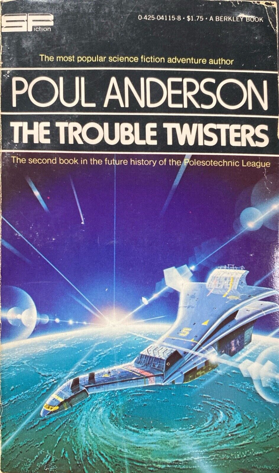 The Trouble Twisters by Poul Anderson 1977 Berkley Paperback