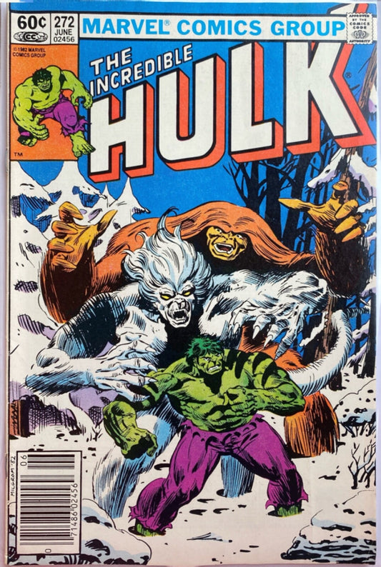 Marvel Comics Incredible Hulk #272 Bronze Age 1982 Early Rocket Raccoon