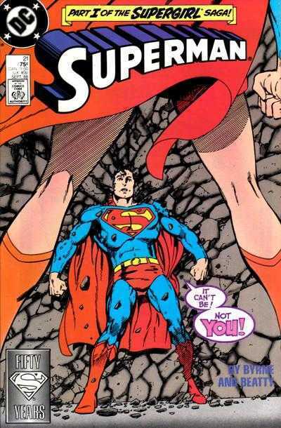 DC Comics Superman #21 Copper Age 1988 Supergirl