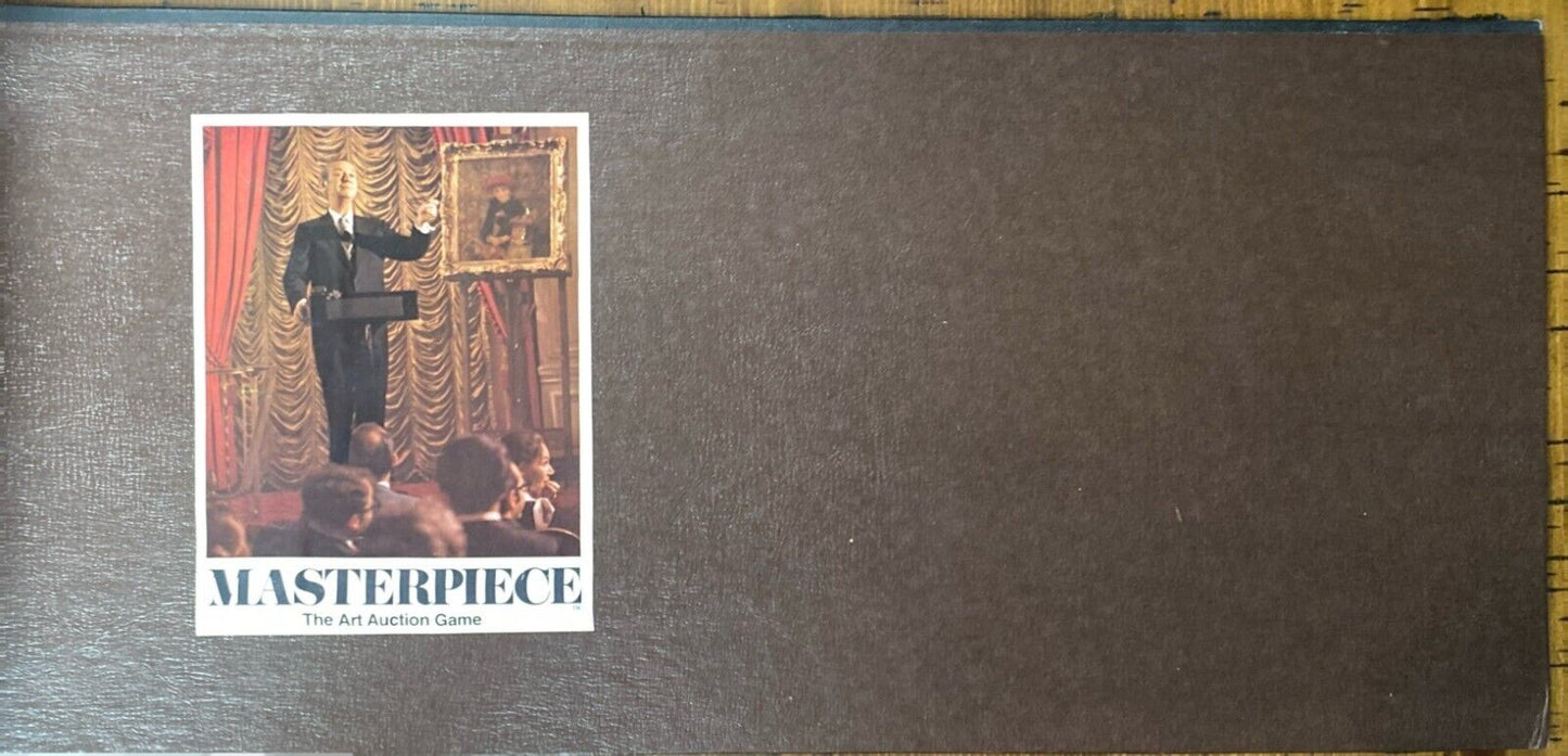 Parker Brothers Masterpiece 99% Complete Art Auction Bidding Game 1987