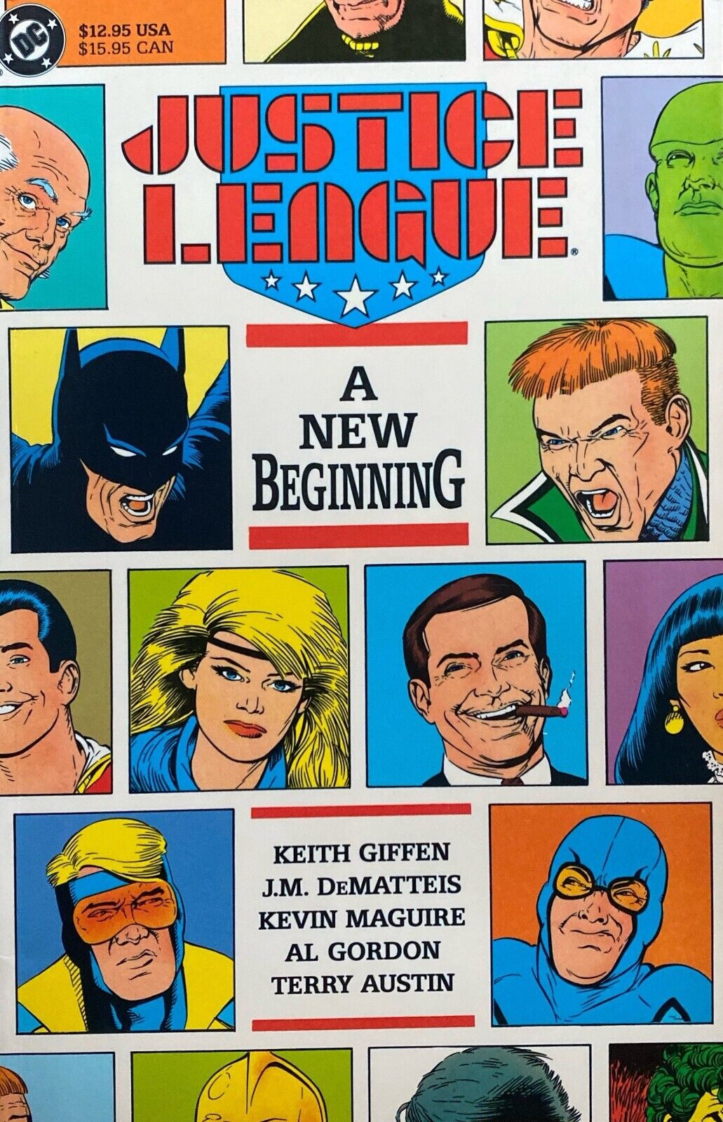 DC Comics Justice League: A New Beginning 1989 Copper Age Trade Paperback