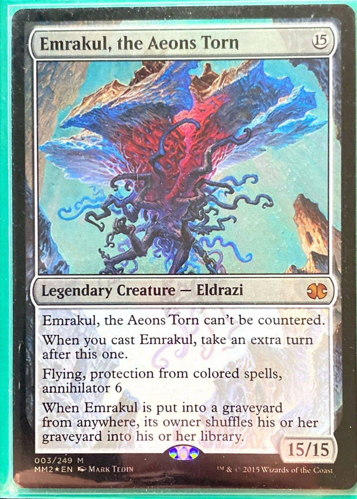 Magic the Gathering (MTG) Emrakul, the Aeons Torn Modern Masters 2015
