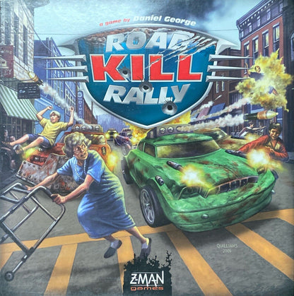 Road Kill Rally Board Game Complete 2010 Z-Man Games