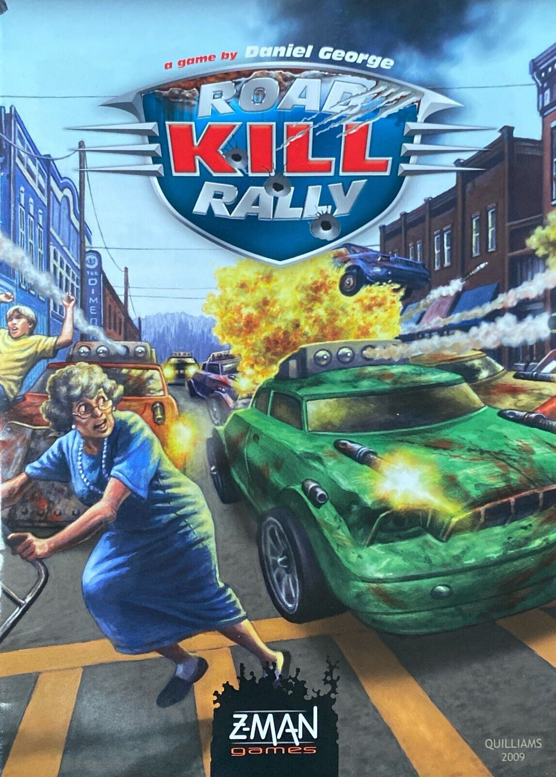 Road Kill Rally Board Game Complete 2010 Z-Man Games
