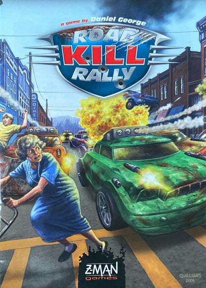 Road Kill Rally Board Game Complete 2010 Z-Man Games