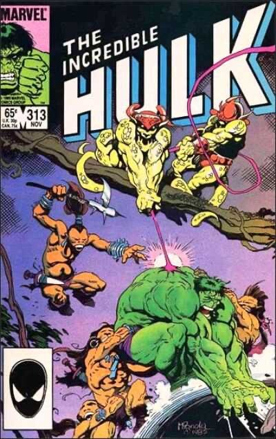 Marvel Comics Incredible Hulk #313 Copper Age 1985