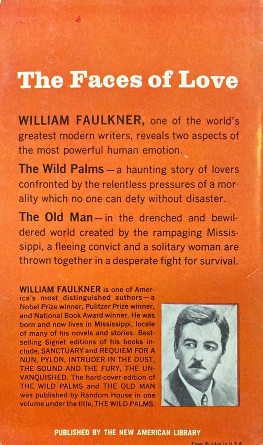 The Wild Palms/The Old Man by William Faulkner 1959 Signet D1643 Paperback
