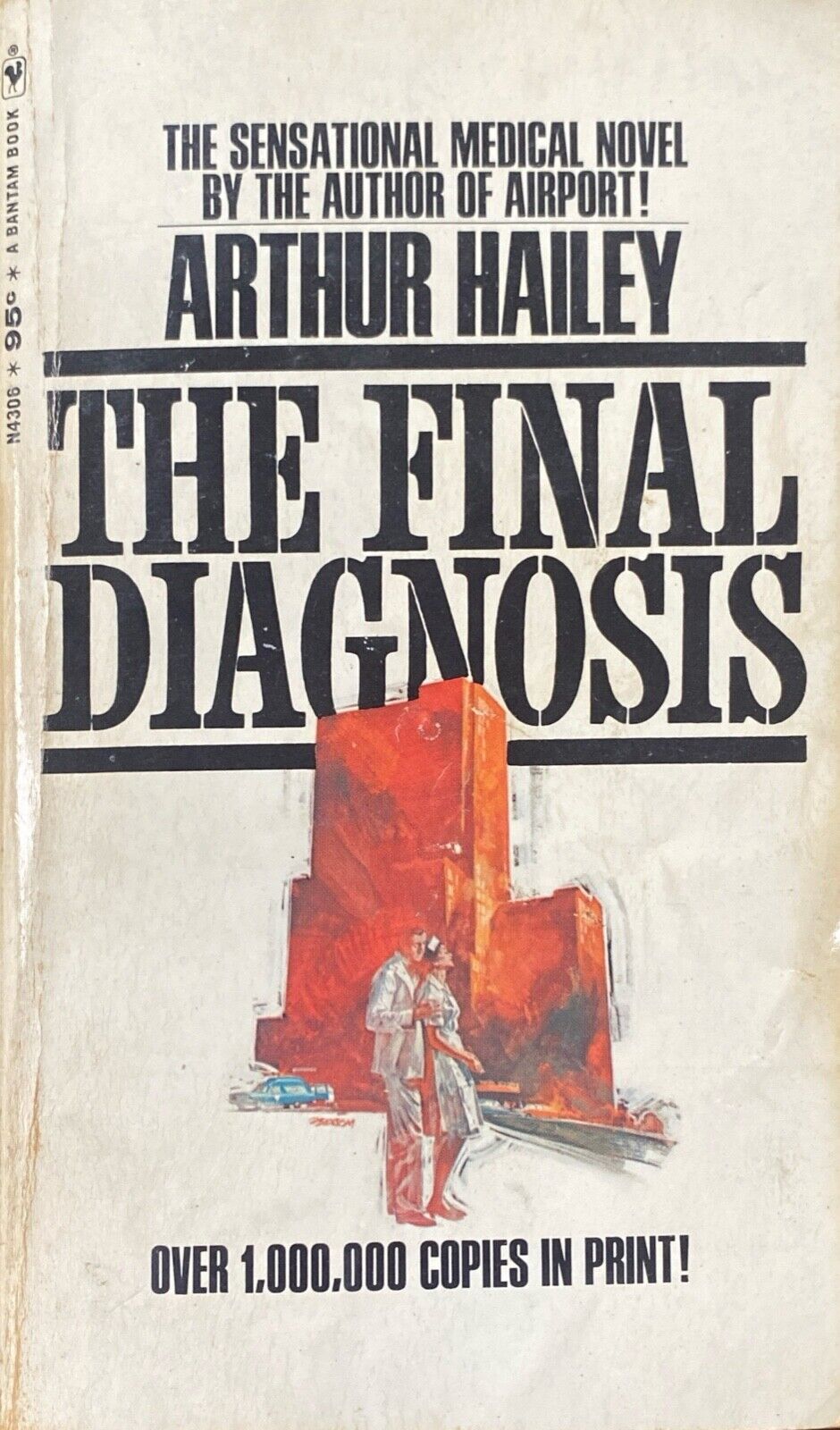 The Final Diagnosis by Arthur Hailey  1970 Bantam N4306 Paperback
