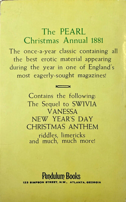 The Pearl Christmas Annual 1881 Pendulum 1967 Paperback