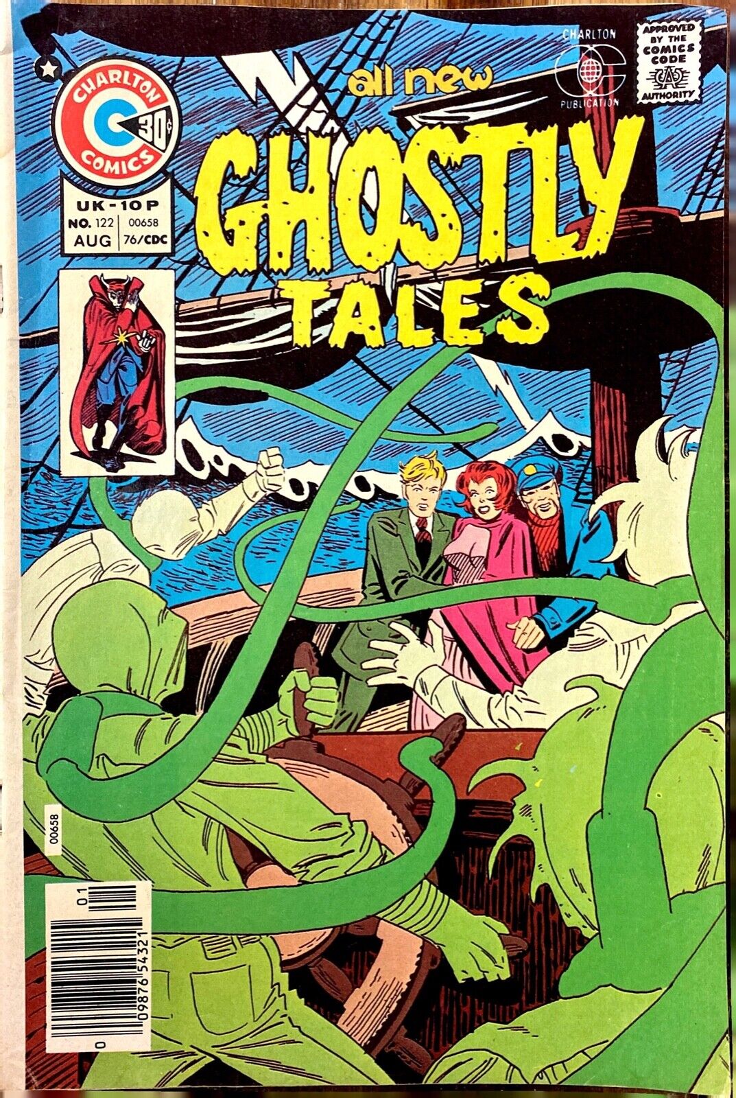 Charlton Comics Ghostly Tales #122 Bronze Age 1976
