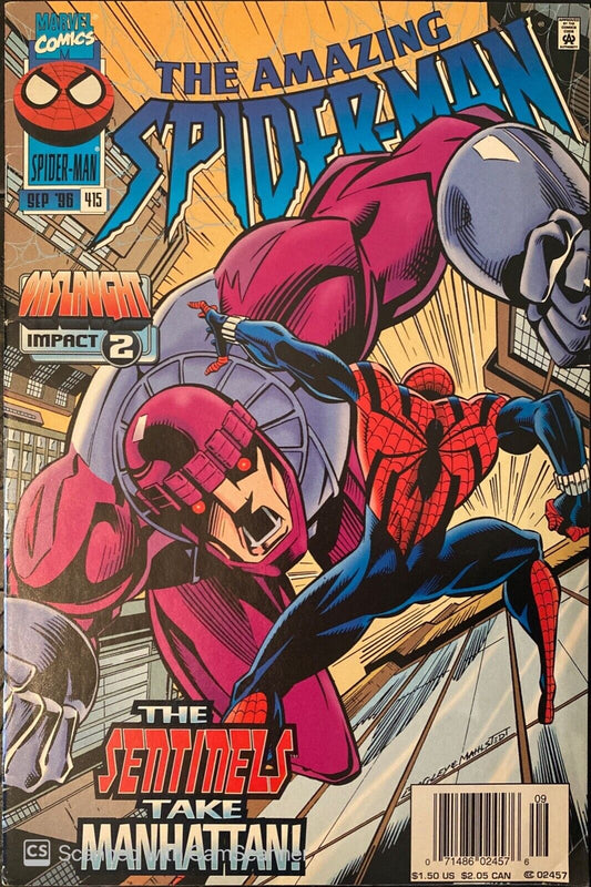 Marvel Comics Amazing Spider-man #415 Modern Age 1996 Newsstand