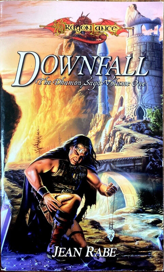 Downfall by Jean Rabe Wizards of the Coast Paperback Dhamon Saga Dragonlance