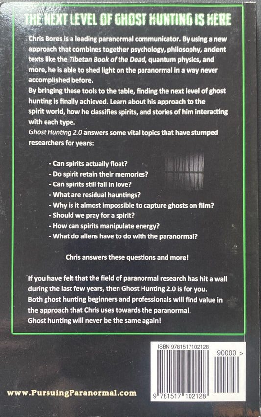 Ghost Hunting 2.0: Breaking New Ground by Chris Bores 2015 Paperback