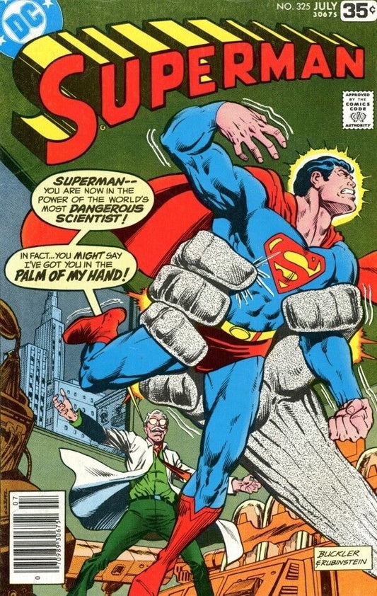 DC Comics Superman #325 Bronze Age 1978