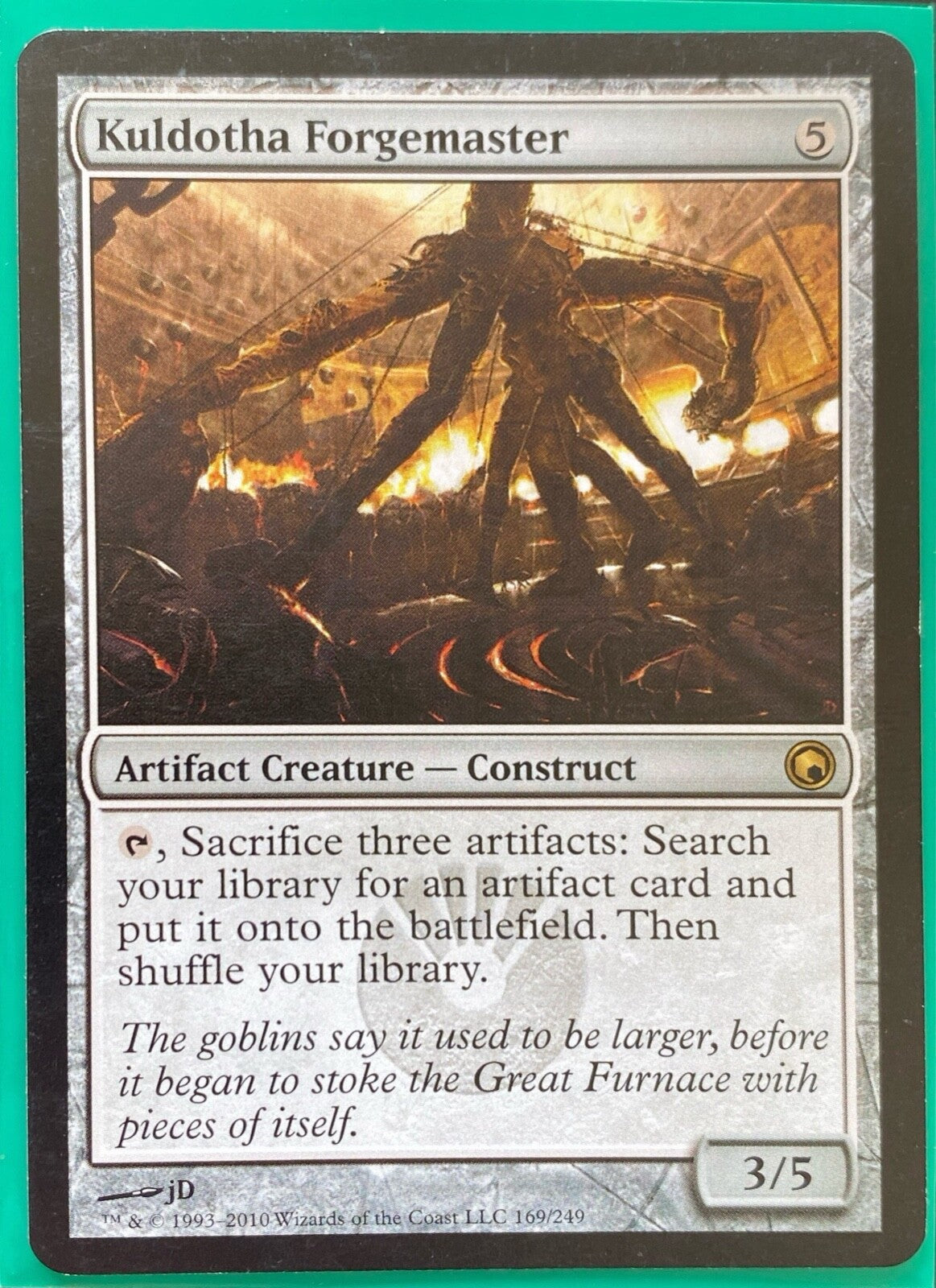 Magic the Gathering (MTG) Kuldotha Forgemaster Scars of Mirrodin