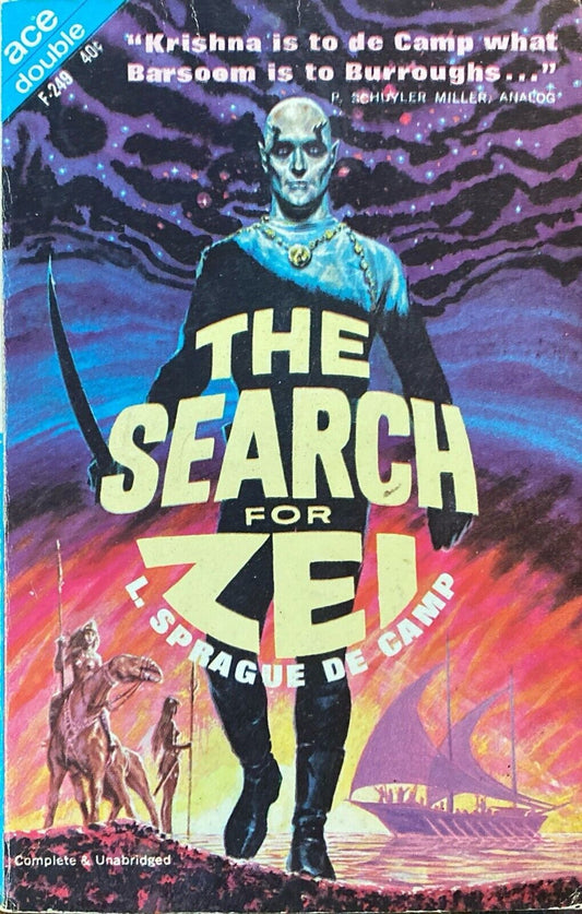 The Hand of Zei/The Search for Zei by L. Sprague de Camp 1963 Ace Double F-249