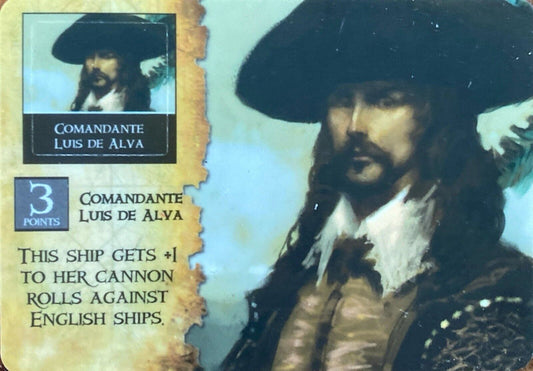 WizKids Pirates CSG of the Spanish Main SC-002 Commandante Luis de Alva